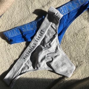 Two Victoria’s Secret thong/string